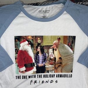 FRIENDS “THE ONE WITH THE HOLIDAY ARMADILLO” Ultra Soft Short Sleeve Tee-Shirt